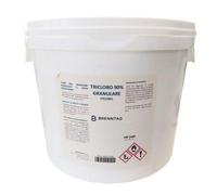 Brenntag Tricloro Granulare 10 kg Cloro 90% per Trattamento Acqua Piscina