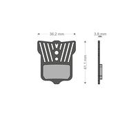 Pasticche freno a disco Brenta LightTech AVID ELIXIR 1-9 CR-R/SRAM XX-XO-DB1-3-5