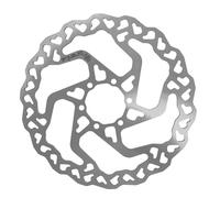 BRENTA Disco Freno Fisso BITE FIX 160mm 6 Fori Spessore 1,8mm Silver