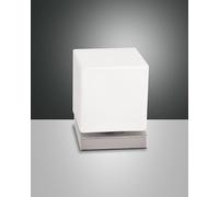 Brenta lampada da tavolo LED nichel satinato touch [EEK: A]