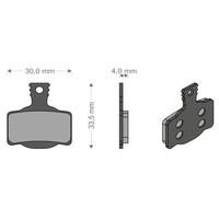 BRENTA Pastiglie E-Bike Shield Tech per Freni MT2-8/ROAD DISK MAGURA/CAMPAGNOLO