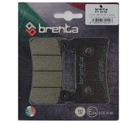 Brenta Pastiglie Freno Organiche Moto per Honda CB 400 Super Four, CBR 600F, Hyosung Exiv