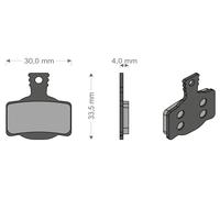 BRENTA Pastiglie Performance Tech per Freni MT2-8/ROAD DISK MAGURA/CAMPAGNOLO