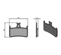 Brenta Pastiglie Sinter Tech per Impianto E4/RX4 HOPE