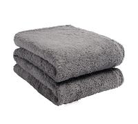 Brentfords Coperta in Pile, 100% Poliestere, Grigio Antracite, Matrimoniale, Teddy, Double-150 x 200 cm