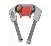 Breo N5mini Massaggiatore Cervicale Shiatsu 5D con Calore, Impastare,grigio | 5D massaggio Shiatsu profondo per sollievo dal dolore, calore, senza fili, silenzioso e portatile per casa, ufficio e viaggi