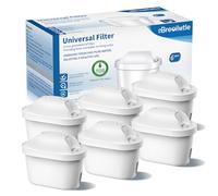 BREOILUTLE Filtri, Sostituzione per Brita Maxtra+ Plus, Maxtra Pro All-in-1 Filtro, Aggiornato Filtro Compatibile Con Brita Mavea Filtri per acqua, Riducono TDS, Cloro, Odori (Upgrade - 6PCS)