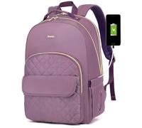 Breold Zaino Donna per Laptop 17,3 Pollici,Zaino Porta PC Zaino Città Zaino Viaggio,Zaino Scuola Ragazza Zaino Scuola Superiore per Studi Universitario