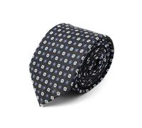 BRERA 67 Cravatta Uomo Nero Elegante in Seta | Cravattino per Completo 150x7 | Cravatte Slim per Vestito da Cerimonia e per Abiti da Lavoro
