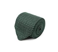 BRERA 67 Cravatta Uomo Verde Elegante | Cravattino per Completo 150x7 | Cravatte Slim per Vestito da Cerimonia e per Abiti da Lavoro