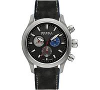 BRERA OROLOGI Orologio Uomo Acciaio Analogico al Quarzo Cinturino in Pelle mod. Nuovo Eterno Bret3c4301