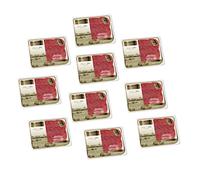 Bresaola Punta d'Anca Salumi Pasini® | 10 Vaschette Preaffettato | 70 gr cad. | Senza Lattosio | Formato Risparmio
