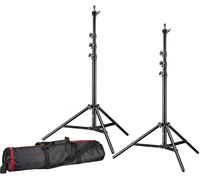 Bresser 2x BR-TP240 Stativo per lampade Pro 240 cm + borsa