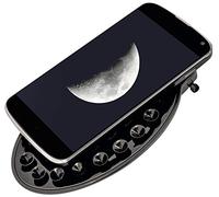Bresser 4914912 Supporto per Smartphone per Telescopi con Oculare da 1.25'' | Astrofotografia con smartphone, per oculari da 32 a 34 mm, anello di sicurezza flessibile, riprese di soggetti lontani