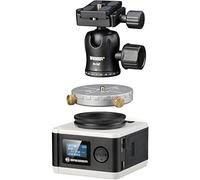 Bresser 4964130 Montatura Startracker Pm-100 per Astrofotografia | Inseguimento equatoriale, timelapse, testa a sfera, LCD, portata 2 kg polare, 5 kg azimutale, autonomia 20 ore