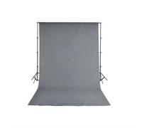 Bresser BR-D23 Support 240X300cm + Achtergronddoek 300x400cm grijs