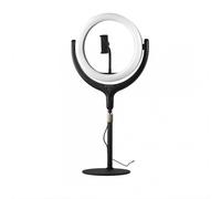 Bresser BR-RL10B Luce anulare a LED con supporto + treppiede per smartphone