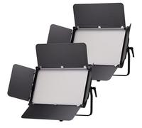 Bresser BR S150B PRO Kit doppio con 2 pannelli LED bicolore da 150 W