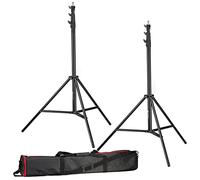 Bresser BR TP280 PRO 1 Set 2 Stativi per Luci 280 cm con Borsa