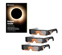 BRESSER Éclipse totale - Guide des éclipses solaires 2026/27 (FRANCESE) + 3x Occhiali per eclissi solare