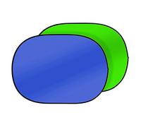 Bresser F000340 TR-3 Fondale Pieghevole, Verde/Blu, 150 x 200 cm - NUOVO
