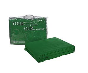 Bresser F001313 Y-9 Panno Sfondo per Chroma Key, Verde, 4x6m