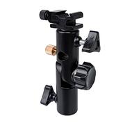 Bresser F001683 Staffa per Flash B-31 E-Bracket con Testa Inclinabile