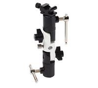 Bresser F001993 Staffa per Flash BR-29 con Doppio Snodo Orientabile e Attacco per Ombrello da Studio