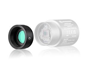 Bresser Filtro UV + IR Cut per Camere CMOS M30x0,75 C Mount 400 a 680 nm | Blocca luce UV e IR, immagini lunari e planetarie più nitide, vetro ottico multistrato, corpo in alluminio anodizzato