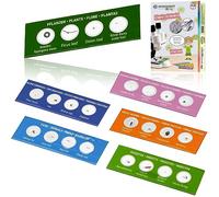 Bresser Junior set per microscopio con 24 preparati permanenti per bambini | 6 vetrini, animali, piante, insetti, fibre, pollini e microrganismi, kit introduttivo alla microscopia per bambini