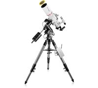 Bresser Messier AR102s/600 EXOS-2 PMC-Eight Goto Set Telescopio, 102 mm di apertura, 600 mm di distanza focale, filtro solare, WiFi, App ExploreStars