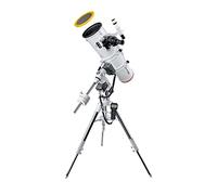 Bresser Messier - Telescopio e supporto NT-150/750 Hexafoc EXOS-2 GoTo | Stelle, Luna, Pianeti, Nebulose, Galassie, Newtoniano, GoTo, Montatura equatoriale, Motorizzato, Supporto smartphone