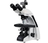 Bresser microscopio biologico con telecamera MicroCam SF UHD, obiettivi planacromatici 4x-100x, oculari WF 10x, illuminazione LED, risoluzione 3840x2160 pixel