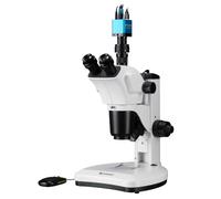 Bresser microscopio stereo zoom 7-63× con fotocamera HDMI Full HD per monitor o lavagna smart