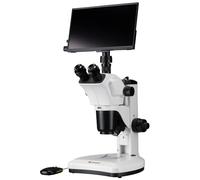 Bresser microscopio stereo zoom 7-63× con fotocamera USB?3.0?5?MP global shutter e illuminazione LED