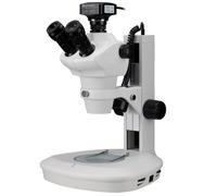 Bresser microscopio stereo zoom 8-50× con fotocamera USB 3.0 da 12?MP e illuminazione LED