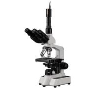 Bresser microscopio trinoculare 40-1000x con fotocamera Full HD MikrOkular LF, illuminazione LED dimmerabile, ideale per scuola e hobby