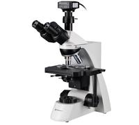 Bresser microscopio trinoculare con telecamera MikroCamII 9MP 4K, obiettivi planacromatici 4x-100x, illuminazione Köhler, sensore CMOS Sony, video 4K a 30 fps