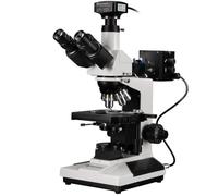 Bresser microscopio trinoculare professionale con illuminazione alogena 20W e MikroCamII 9MP 4K, video 30 fps, sensore Sony IMX305, ideale per laboratorio