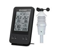 Bresser Optics 7002531 Nero Anemometro (velocità del vento) Igrometro da interno