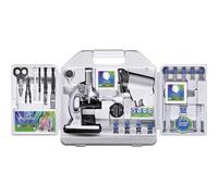 Bresser Optik 88-51000 Junior 300X - 1200X Microscopio per bambini Monoculare
