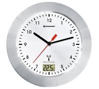 Bresser Orologio da Bagno radiocontrollato MyTime Bath, Bianco - NUOVO