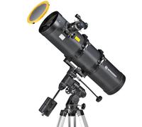 Bresser 4650750 Telescopio Pollux 150/750 Eq3 con Filtro Solare, Nero