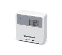 Bresser sensore termo igrometrico 433 MHz con display LCD portata 30 m | Temperatura e umidità, uso autonomo o sensore aggiuntivo, 2 batterie AAA incluse, formato compatto 60 x 22 x 60 mm