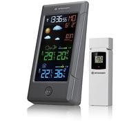 Bresser Stazione meteo radio con sensore esterno ClimateTemp NBF, orologio radio