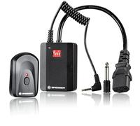 Bresser T-16 trigger wireless, set 16 canali, per flash da studio, 433 MHz, portata 20-30 m, incl. trasmettitore & ricevitore