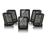 BRESSER Temeo Hygro, set di 6 indicatori termoigrometrici da appoggio o a parete