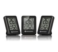 Bresser Temeo Hygro Indicator Set di 3 unità nero