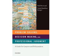 Brest Paul/ Krieger Linda H...-Problem Solving Decision Making And Pr Book NUOVO