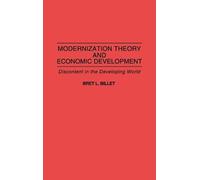 Bret L. Billet Modernization Theory and Economic Development (Copertina rigida)